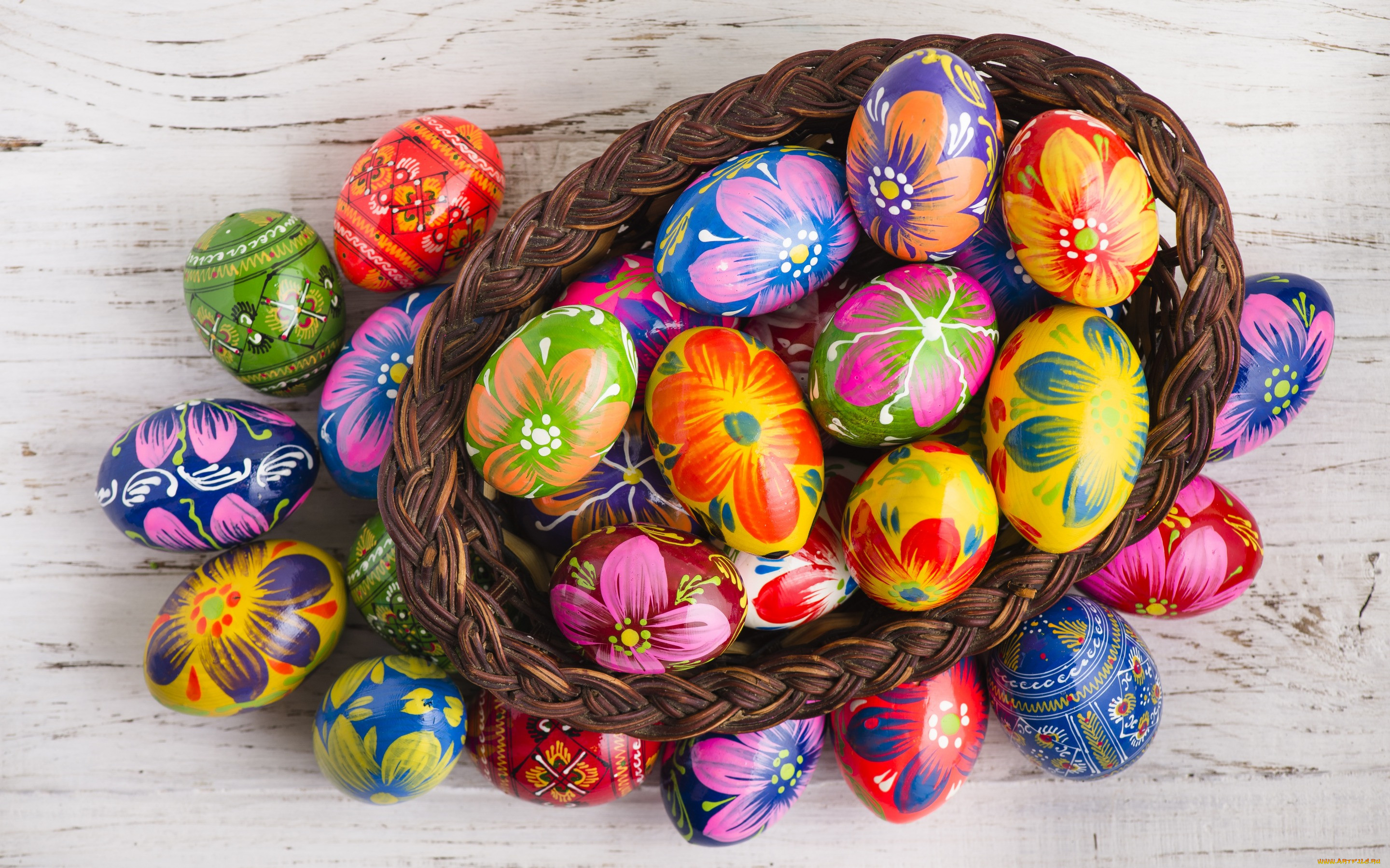 , , eggs, spring, happy, , , busket, easter, colorful, wood, decoration, , 